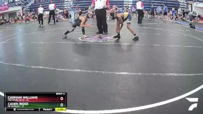 80 lbs Quarterfinals (8 Team) - CADEN BIGGS, MF Savages vs Carmani Williams, The Other Guys