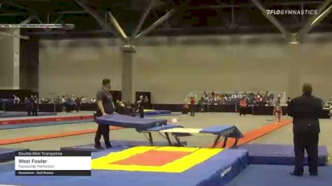 West Fowler - Double Mini Trampoline, Panhandle Perfection - 2021 USA Gymnastics Championships