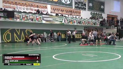 144 lbs Quarterfinal - Augusta Anderson, Clarkston vs Nick Kaplack, Medina