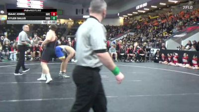 285 lbs Quarterfinal - Isaac Jones, Nashua-Plainfield vs Kyler Sallis, Don Bosco