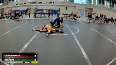 56 lbs Round 3 (6 Team) - Logan Robinson, Riverdale WC vs Nick Sosa, Florida Fire