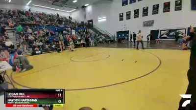 120+ Round 1 - Daniel Stamstad, Greybull Basin Athletic Club vs Clayton Cox, Powell Wrestling Club