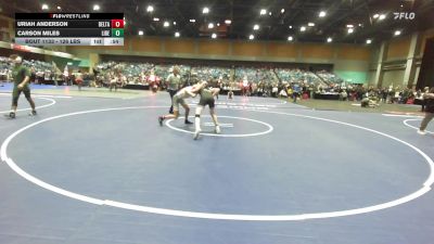 126 lbs Consi Of 32 #2 - Uriah Anderson, Delta vs Carson Miles, Liberty
