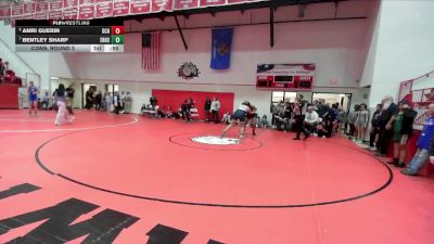 HS 235 lbs Cons. Round 3 - Amri Guerin, Garden City HS vs Bentley Sharp, EL RENO HS