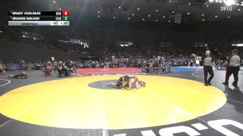 2A/1A Boys 120 Semifinal - Brady Hurliman, Nestucca Boys vs Braden Nielsen, Culver Boys