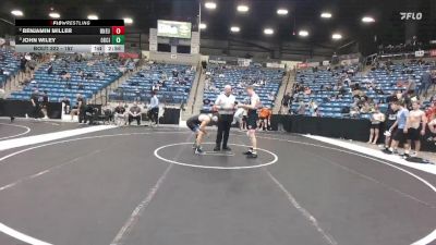 157 lbs Semifinal - John Wiley, Oklahoma City vs Benjamin Miller, Doane University