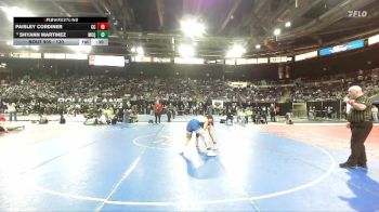 130 lbs Cons. Round 5 - Shyann Martinez, McQueen vs Paisley Cordiner, Crook County