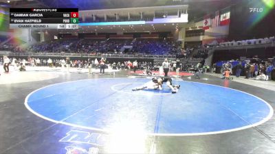 157 lbs Champ. Round 1 - Damian Garcia, Vacaville vs Evan Hatfield, Ponderosa