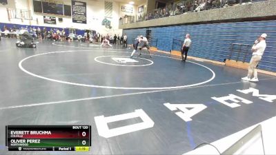 180 lbs Semifinal - Everett Bruchma, Colville vs Oliver Perez, Northwood