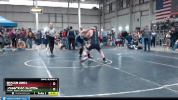 132 lbs Cons. Round 5 - JohnnyRigo Sauceda, Legacy Wrestling Acadamy vs Bragen Jones, Declo