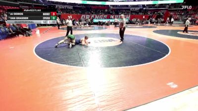 2A 165 lbs Quarterfinal - AJ Demos, Mahomet (M.-Seymour) vs Van Grasser, Chicago (St. Patrick)