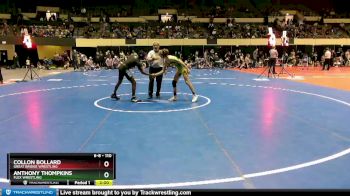 110 lbs Semifinal - Anthony Thompkins, Flex Wrestling vs Collon Bollard, Great Bridge Wrestling