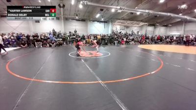 113 lbs Champ. Round 3 - Karter Lawson, Castle View vs Donald Selby, Wellington