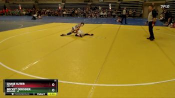 75 lbs Semis & 1st Wrestleback (8 Team) - Chase Suter, LSH vs Becket DeRosier, Brainerd