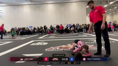 Troy D'Onofrio vs Jude Jabr 2025 ADCC Niagara Open