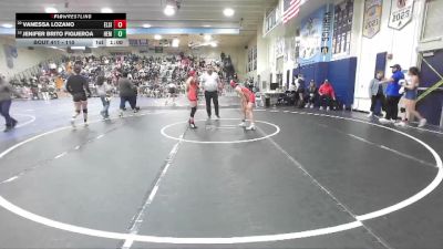 110 lbs Cons. Round 4 - Vanessa Lozano, Elsinore vs Jenifer Brito Figueroa, Hemet