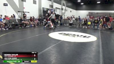 60 lbs Round 2 (8 Team) - Bowen Taylor, Heat Lightning vs Peyton Hugh, LAW/Crass Wrestling(WI)