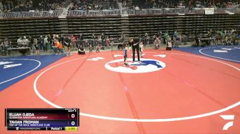 40 lbs Semifinal - Elijah Ojeda, Gladiator Wrestling Academy vs Tavian Froman, Top Of The Rock Wrestling Club