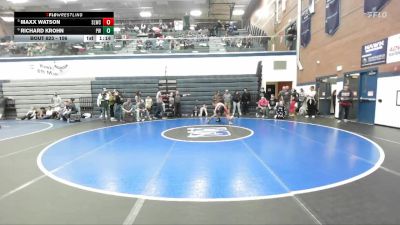 106 lbs Round 5 - Maxx Watson, Sandpoint Legacy Wrestling Club vs Richard Krohn, Parma Wrestling