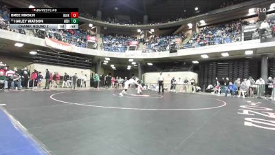 130 lbs Champ. Round 2 - Hailey Watson, Unattached vs Bree Hirsch, Unattached