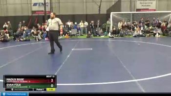 85 lbs Round 4 (6 Team) - Evan Folk, South Dakota Blizzard vs Madux Risse, South Dakota Thunder