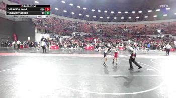 51 lbs Cons. Semi - Clement Greco, Wisconsin Dells vs Grayson Yang, CrassTrained: Weigh In Club