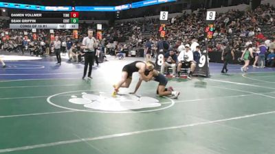 150 lbs Consi Of 16 #1 - Damen Vollmer, Temecula Valley (SS) vs Sean Griffin, Central Catholic (SJ)
