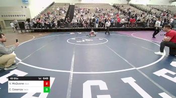 48-B lbs Quarterfinal - Vincent McQuone, Yale Street vs Charlie Cosenza, The Hunt Wrestling Club