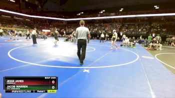 215 Class 2 lbs Champ. Round 1 - Jacob Warren, Ste. Genevieve vs Jesse James, Cassville