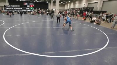 165 lbs 5th Place Match - Kalin Thompson, Norfolk Wrestling Club vs Grayson Woolman, Mile High Wrestling Club