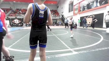 45 lbs 3rd Place - Axel Davis, Vian Wrestling Club vs Duke Hawkins, Checotah Matcats