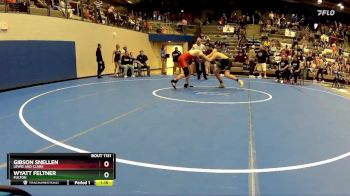 156-167 lbs Quarterfinal - Gibson Snellen, Lewis And Clark vs Wyatt Feltner, Fulton