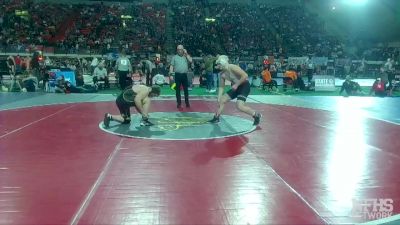 3A 195 lbs Champ. Round 1 - Bridger Barney, Snake River vs Taycen Gee, South Fremont