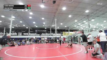 95 lbs 3rd Place - Cade Brown, Apache - K6 vs Jon Snyder, Keystone Krush - K6