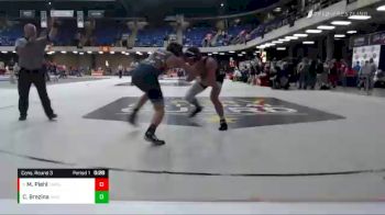 182 lbs Cons. Round 3 - Mack Piehl, Downers Grove South vs Cael Brezina, Downers Grove North