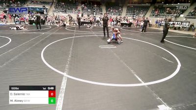 100 lbs Consolation - Dylan Salemie, Terminator Wrestling Academy vs Maddox Abney, Broken Bow Youth Wrestling