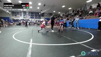 76 lbs Rr Rnd 5 - Kyzer Falcon, Division Bell Wrestling vs Sutter Oss, Husky Wrestling Club