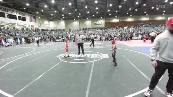 50 lbs Quarterfinal - Trenton Boisa, Warriors Of Christ vs Tate Jimenez, Ceres Pups WC