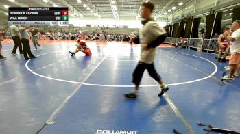 126 lbs Rr Rnd 2 - Dominick Lezark, OBWC Red vs Will Nixon, MetroWest United Red