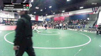 113 lbs Champ. Round 1 - James Chudy, Capistrano Valley vs Ian Gonazlez, California (Whittier)