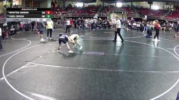 80 lbs Cons. Round 4 - Whitten Jensen, Burwell vs Cael Crook, Syracuse Mat Club