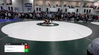 138 lbs Round Of 32 - Elena Thomas, Carver vs Jackson Myers, Bristol County/Dighton Rehoboth