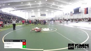 94 lbs Quarterfinal - Aliyah Rocha, Hawk Academy vs Azyah Rice, Inland Elite WC