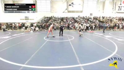 131 lbs Champ. Round 1 - Jesse Sandler, Club Not Listed vs Tanner King, Malone Youth Wrestling Club