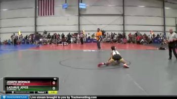 92 lbs Round 5 (6 Team) - Lazurus Joyce, Scorpions vs Joseph Womack, Maryland Gold