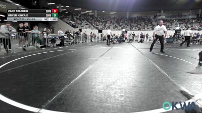 75 lbs Final - Zane Staehlin, Cowboy Wrestling Club vs Bryer Kincaid, Cowboy Wrestling Club