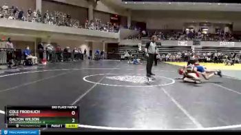 105 lbs Placement (4 Team) - Dalton Wilson, LSH (LeSueur/Henderson) vs Cole Froehlich, KMS
