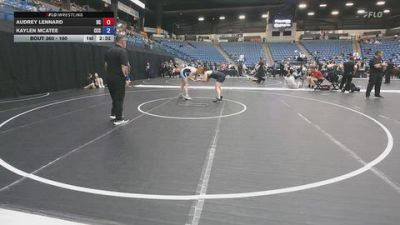 160 lbs Cons. Semi - Kaylen McAtee, Colby Community College vs Audrey Lennard, Doane