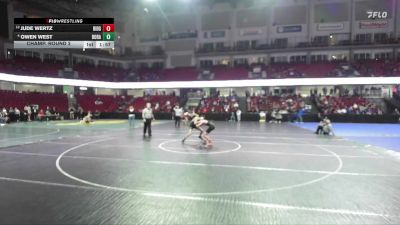 106 lbs Champ. Round 2 - Jude Wertz, Ridgevue vs Owen West, Borah