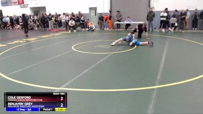 108 lbs 5th Place Match - Benjamin Grey, Avalanche Wrestling Association vs Cole Gesford, Chugach Eagles Wrestling Club